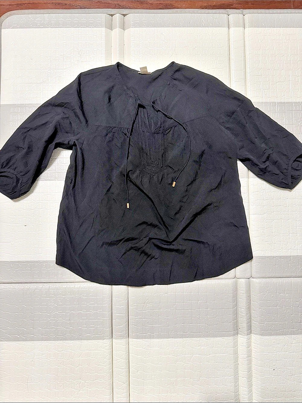 Motherhood Maternity Blouse in Black Size Large
